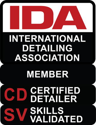 International Detailing Association (IDA) Certified Detailer badge